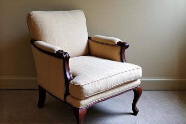 Edwardian Armchair before upholstery and repair
