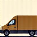 Icon of a van for furniture collection.