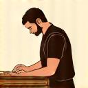 Icon of a craftsman at work.